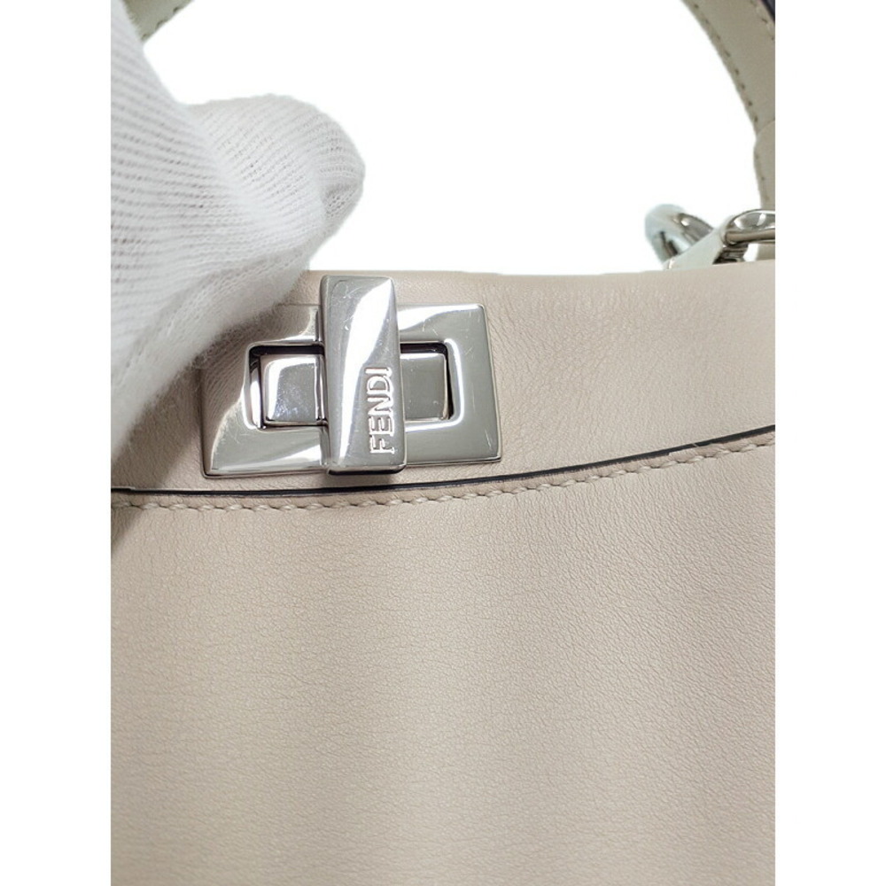Fendi Peekaboo Iconic satchel nappa leather 2way Shoulder Bag - Picture 7 of 9